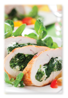 Spiral Florentine Chicken